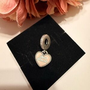 Silver Heart Charm Pendant